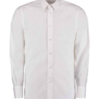 Kustom Kit Long Sleeve Tailored City Business Shirt