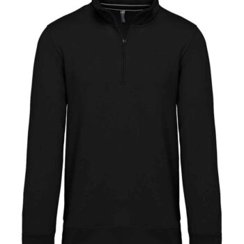 Kariban Zip Neck Sweatshirt