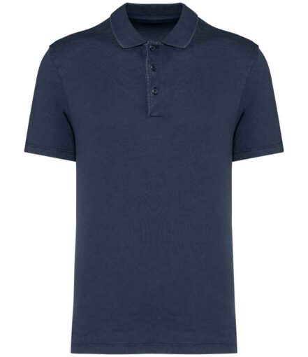 Native Spirit Washed Jersey Polo Shirt