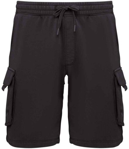 Native Spirit French Terry Washed Effect Cargo Shorts