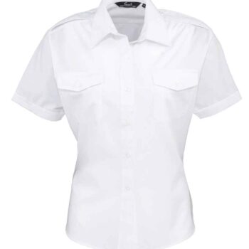 Premier Ladies Short Sleeve Pilot Shirt
