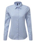 Premier Ladies Maxton Check Long Sleeve Shirt