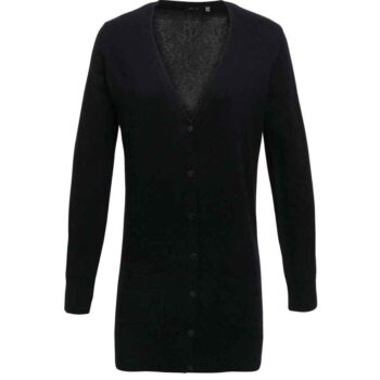 Premier Ladies Longline V Neck Cardigan