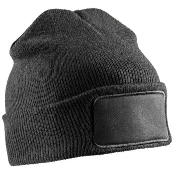 Result Recycled Double Knit Printers Beanie