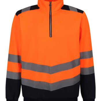 Regatta High Visibility Pro 1/4 Zip Sweatshirt
