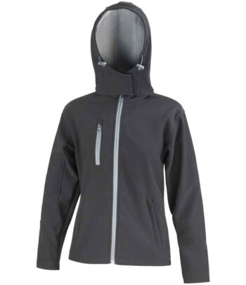Result Recycled Ladies Hooded Soft Shell Jacket