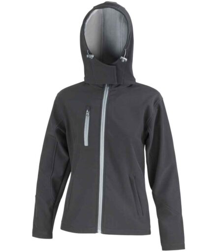 Result Recycled Ladies Hooded Soft Shell Jacket