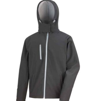 Result Recycled Hooded Three Layer Soft Shell Jacket