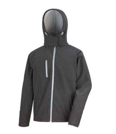 Result Recycled Hooded Three Layer Soft Shell Jacket