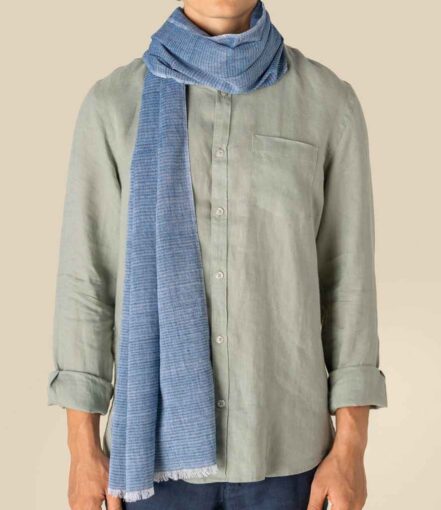 Spasso Blue Lines Scarf
