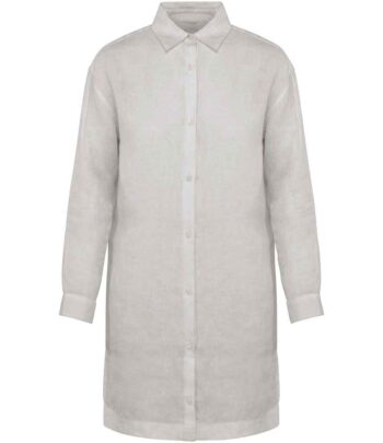 Spasso Ladies Linen Dress Shirt