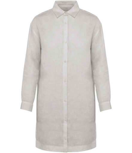 Spasso Ladies Linen Dress Shirt
