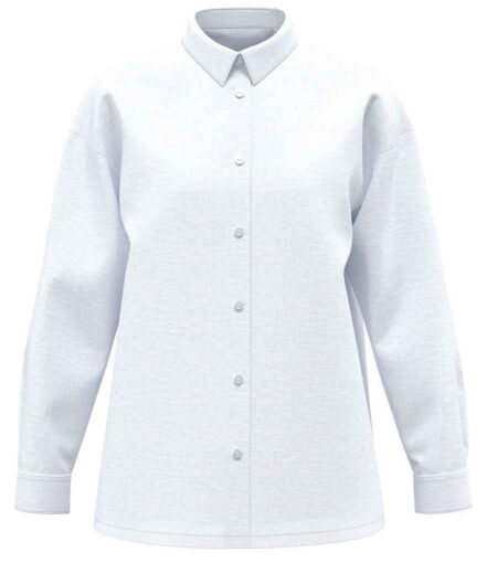 Spasso Ladies Long Sleeve Oversized Linen Shirt