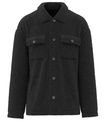 Spasso Unisex Sherpa Drop Shoulder Overshirt