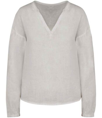 Spasso Ladies Linen Blouse