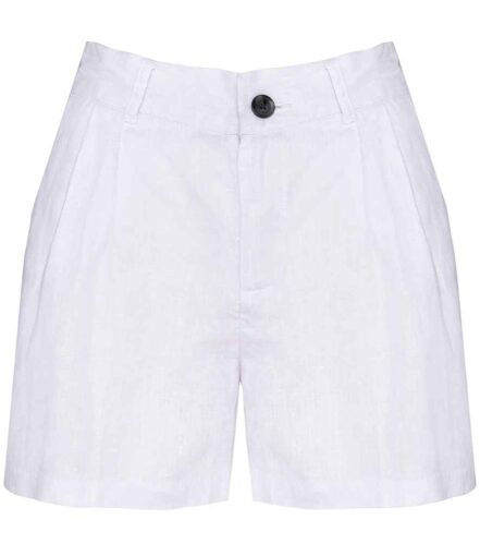 Spasso Ladies Linen Bermuda Shorts