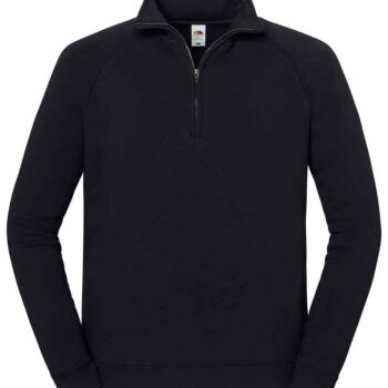 Fruit of the Loom Iconic Premium Zip Neck Sweatshirt