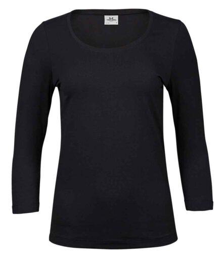 Tee Jays Ladies Stretch 3/4 Sleeve T-Shirt