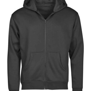 Tee Jays Unlabeled Hooded Full Zip Sweatshirt