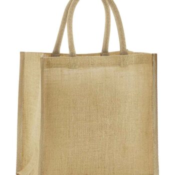 Westford Mill Natural Starched Jute Mini Gift Bag