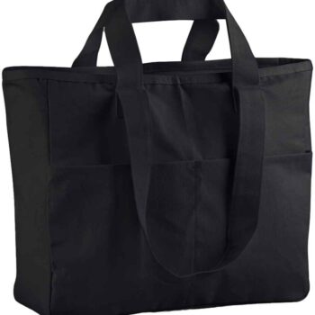 Westford Mill Double Handle Cargo Pocket Tote Bag