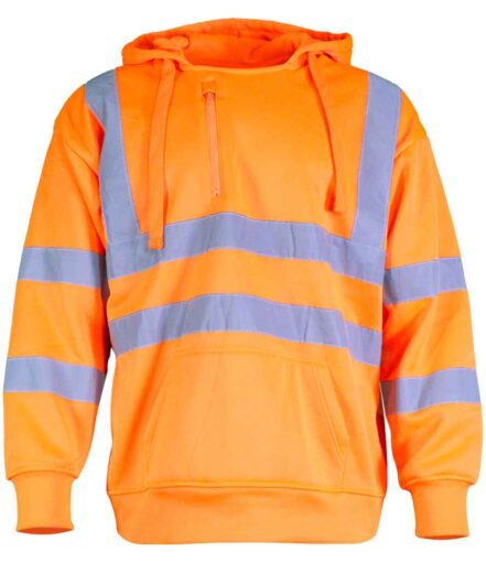 Warrior Hi-Vis Pull On Hoodie