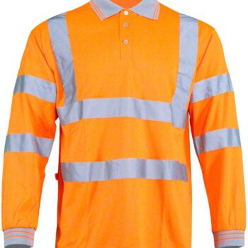 Warrior Hi-Vis Long Sleeve Polo Shirt