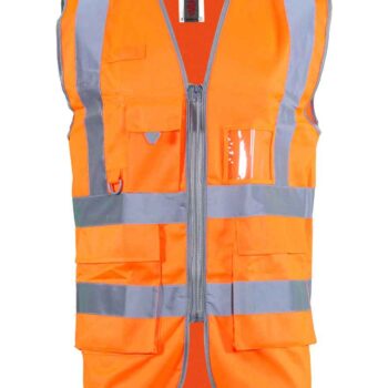 Warrior Hi-Vis Executive Waistcoat