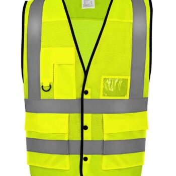 Yoko Superior Open Mesh Button Waistcoat