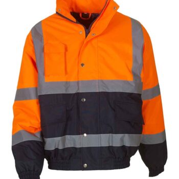 Yoko Hi-Vis Two Tone Bomber Jacket